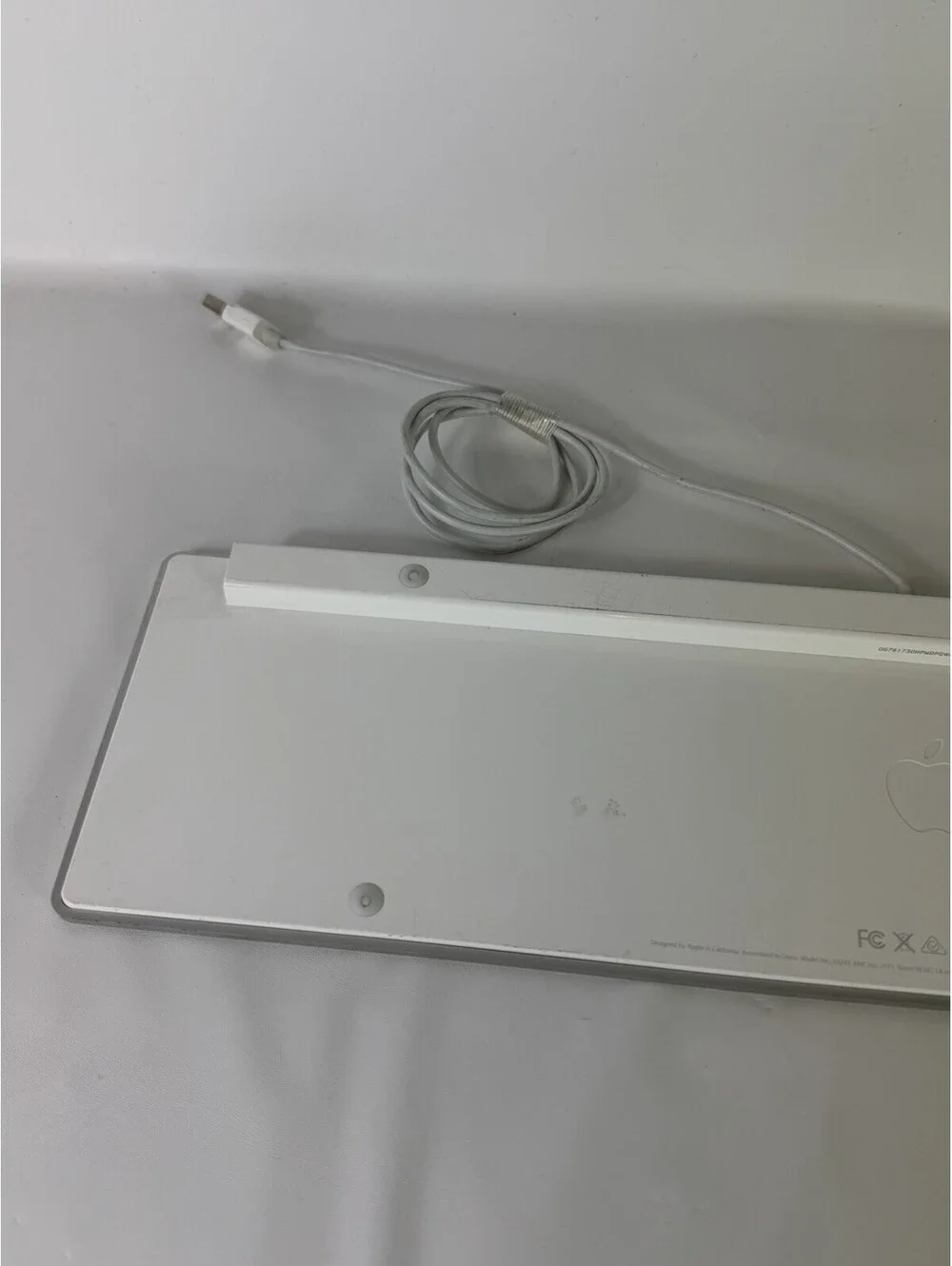 Apple Extended Keyboard - USB wired, slim - A1243 - complete and working
